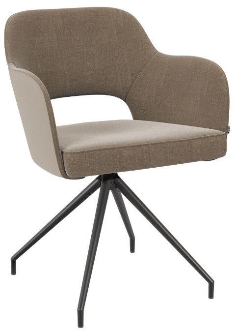 Chicago Swivel Dining Chair - Taupe