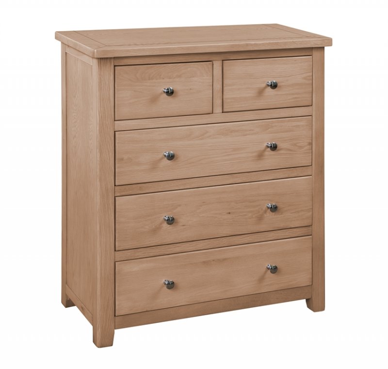 Chilford Oak Collection 2+3 Chest - Oak