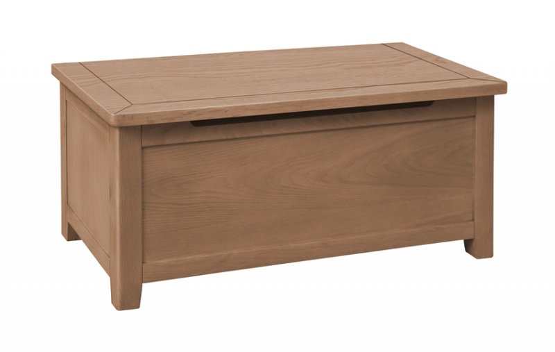 Chilford Oak Collection Blanket Box - Oak