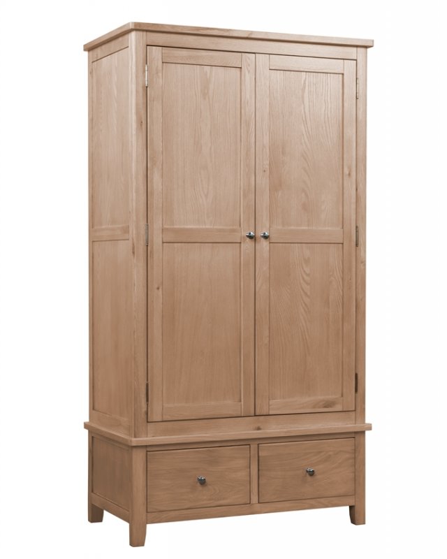 Chilford Oak Collection Gents Wardrobe - Oak