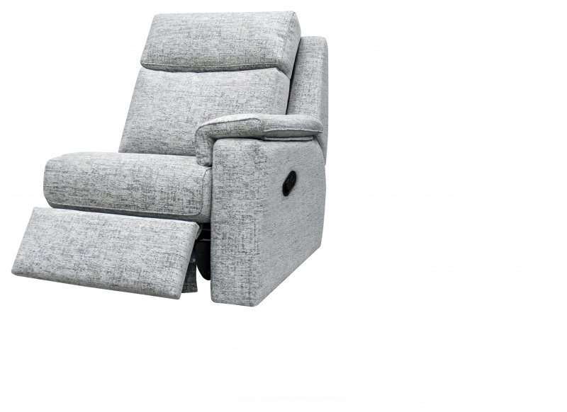 Small RHF Manual Recliner Unit Fabric - W