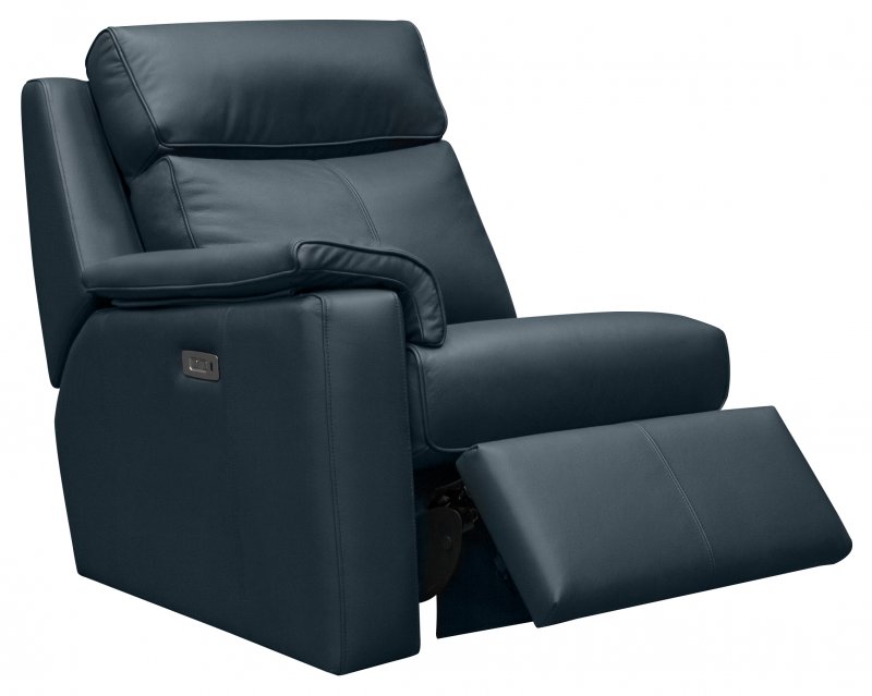 Small LHF Power Recliner Unit Leather - L