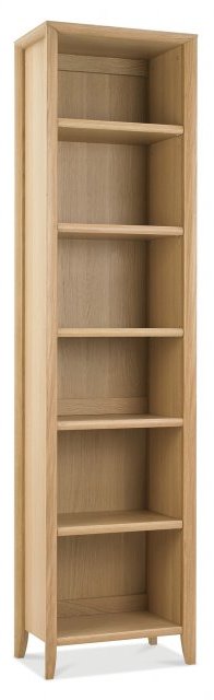 Narrow Bookcase Oak