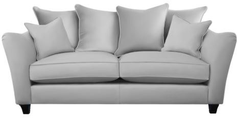 Large Sofa - Pillow Back Cushions A Fabric / Foam Seats