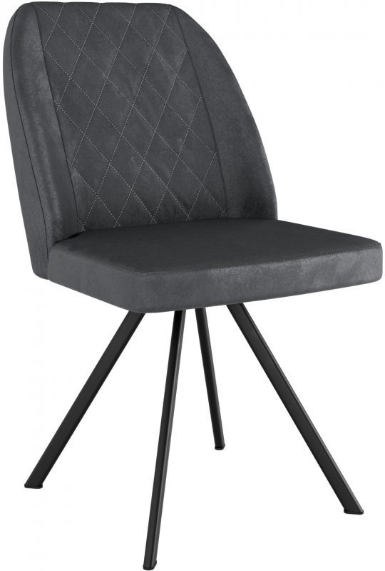 Conrad Collection Swivel Dining Chair - Grey