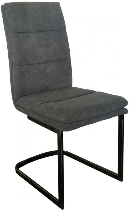 Conrad Collection Cantilever Dining Chair - Grey