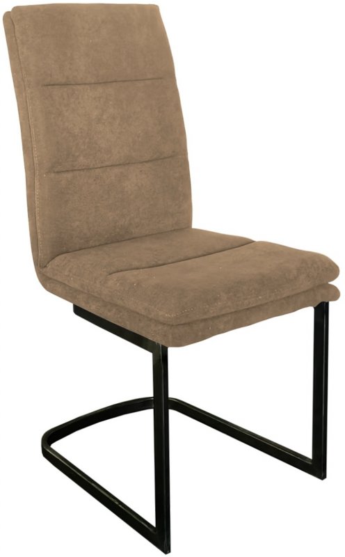 Conrad Collection Cantilever Dining Chair - Taupe