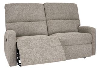 Dual Motor Powered Reclining 2 Seat Settee  / Standard Fabric