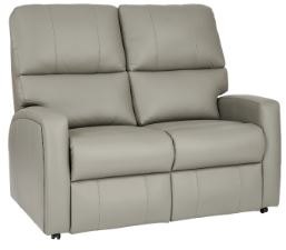 Manual Reclining 2 Seat Settee  / Leather