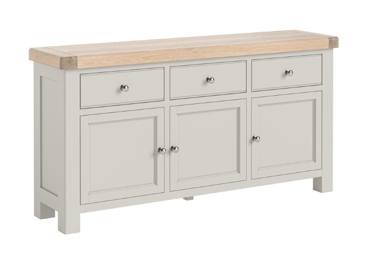 Tenby Grey Large Sideboard - STONE GREY