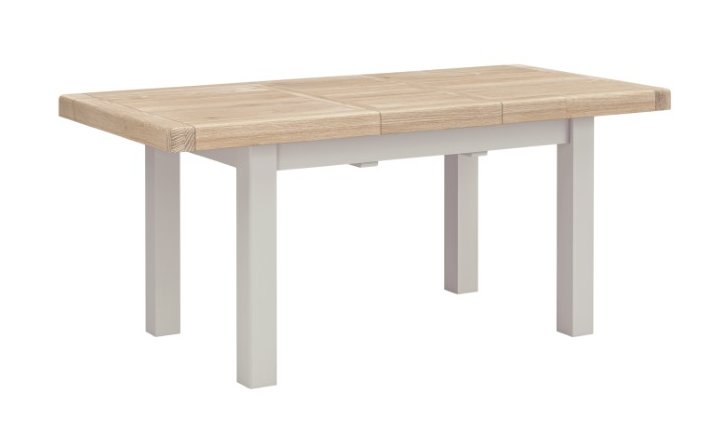 Tenby Grey Small Extending Dining Table 140-185cm - STONE GREY