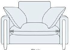 Ryker Collection Chair B Grade Fabric
