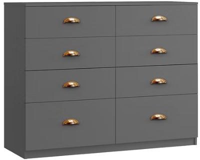 Witney Collection 8 Drawer Twin Chest With