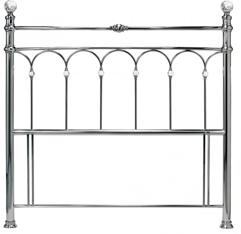 Krystal 135cm Antique Nickel Headboard