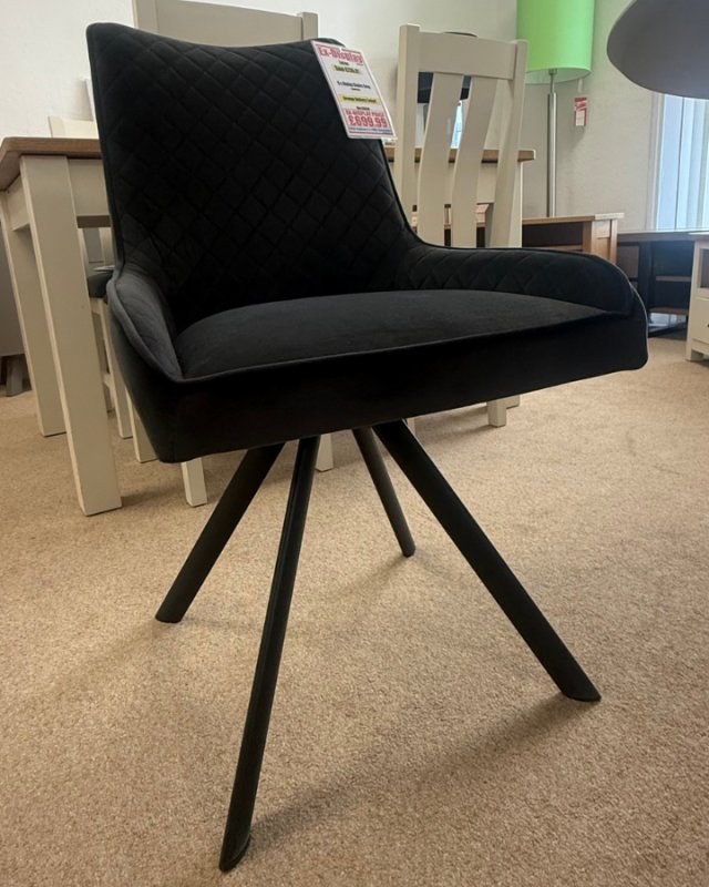 Set of 6 Lusso Dark Grey Dining Chair