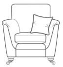 Livingstone Collection Chair D Grade Fabric