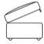Livingstone Collection Storage Stool D Grade Fabric