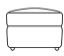 Livingstone Collection Foot Stool D Grade Fabric