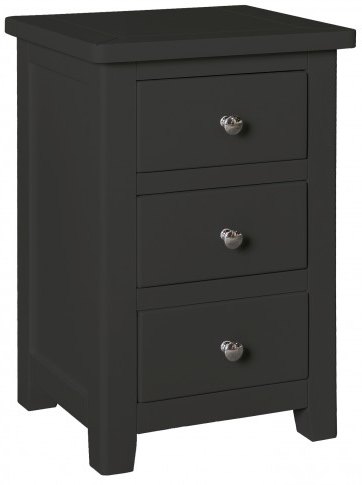 Chilford Charcoal Collection 3 Drawer Bedside 