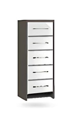San Diego 5 Drawer Narrow Chest