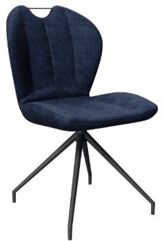 Swivel Dining Chair - Blue - NEW FABRIC 2025