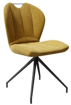 Swivel Dining Chair - Ochre - NEW FABRIC 2025