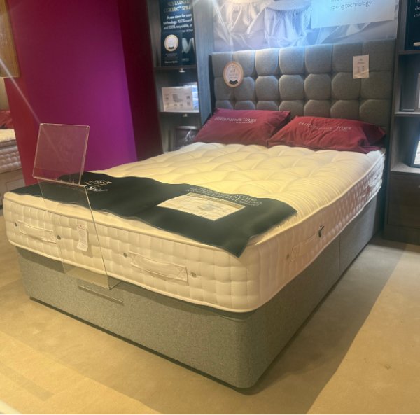 Harrison Spinks Lotus King Size Non Storage Divan Including New York Headboard