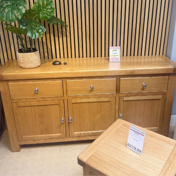 Tenby Oak Large Sideboard