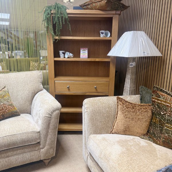 Tenby Oak Large Bookcase