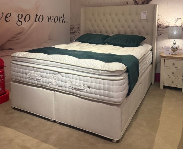 Silk Gentle Double Royal Base Pocket Sprung 2 Drawer Set
