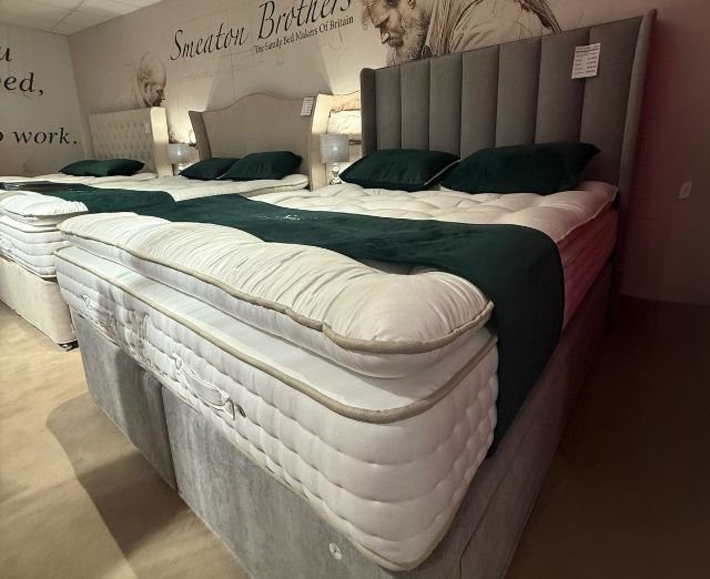 Silk Firm Kingsize Platform Top 2 Drawer Set