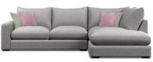 Corner Sofa - Left Hand Facing Arm / FOAM SEATS / A Grade Fabric