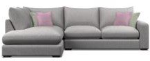 Corner Sofa - Right Hand Facing Arm / FIBRE SEATS / A Grade Fabric