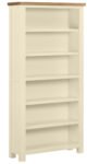Tall Wide Bookcase IVORY