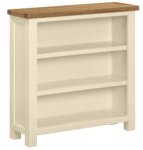 Small Wide Bookcase IVORY