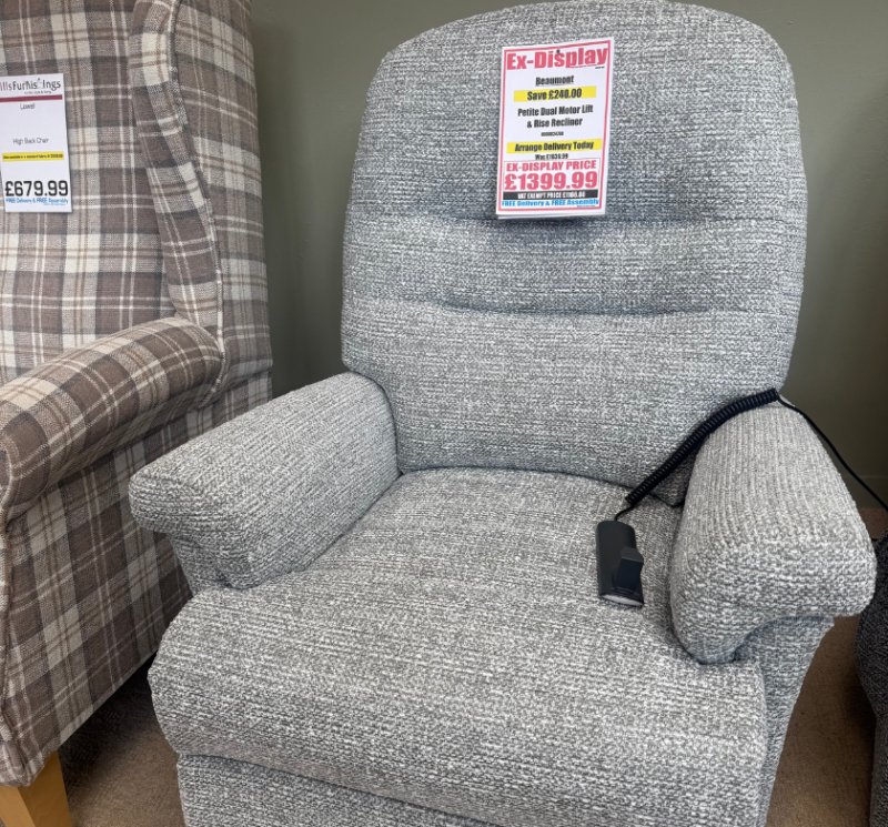 Beaumont Petite Dual Motor Lift and Rise Recliner