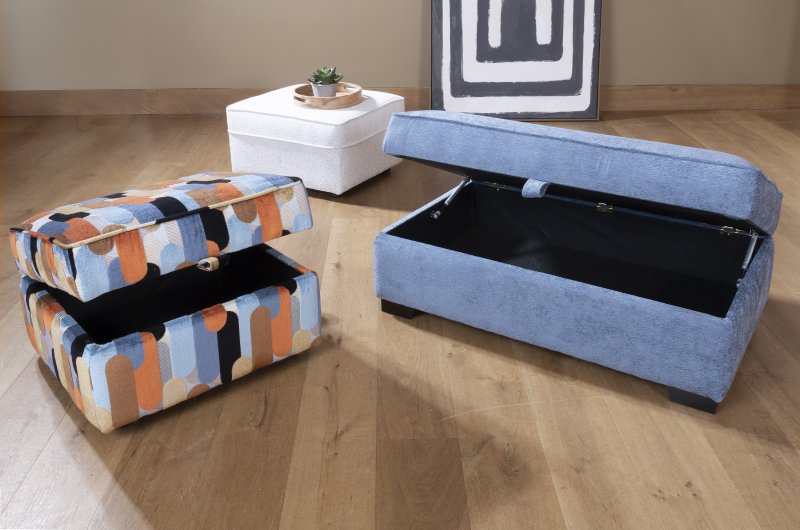 Russo Sofa Collection Storage Stool  SE