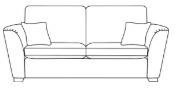 Russo Sofa Collection 2 Seater Sofa Standard Back SE
