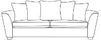 Russo Sofa Collection Grand Sofa Pillow Back SE