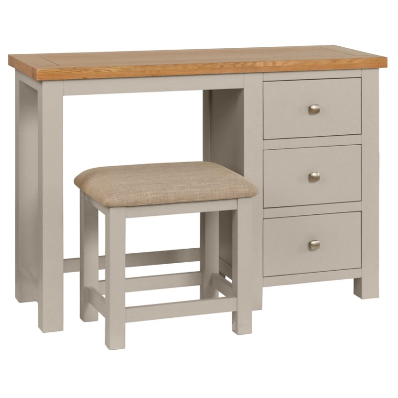 Thetford Dressing Table + Stool / Moon Grey