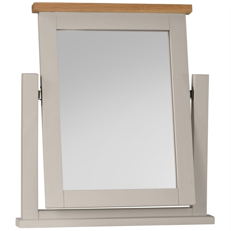 Thetford Single Vanity Mirror / Moon Grey