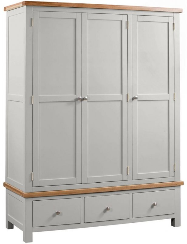 Thetford Triple Robe With 3 Drawers / Moon Grey