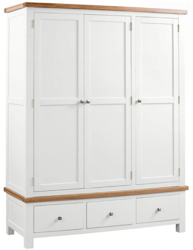 Thetford Triple Robe With 3 Drawers  / White