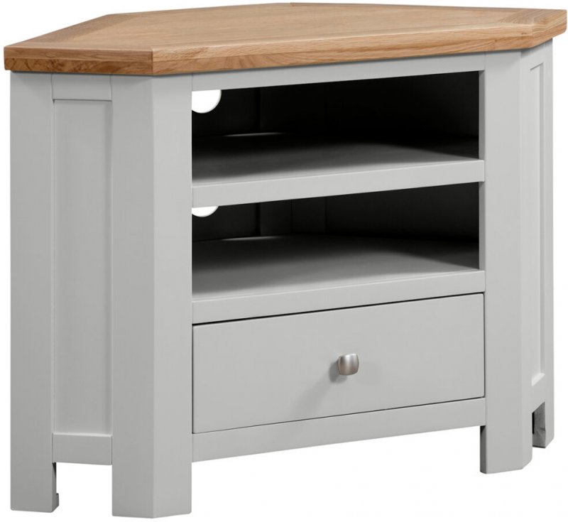 Corner TV Unit  / Moon Grey