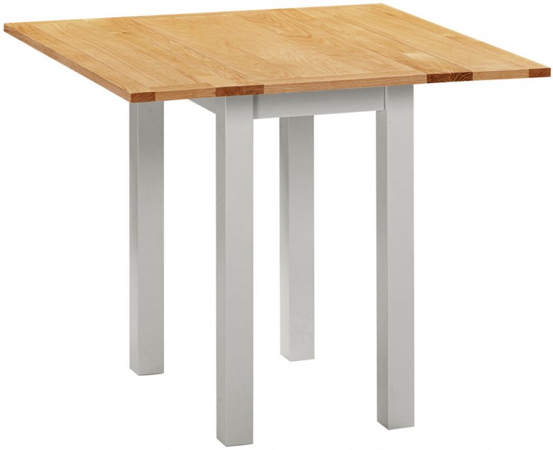 Square Drop-Leaf Table  / Moon Grey