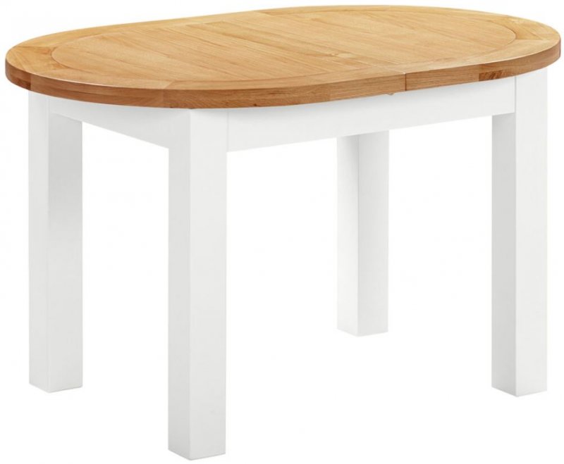 Thetford Dining Collection D-End Extending Table  / White
