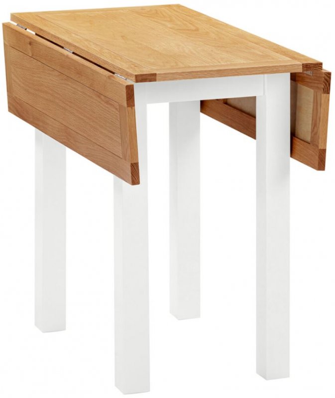 Thetford Dining Collection Square Drop-Leaf Table  / White