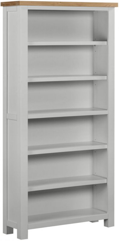 Tall Wide Bookcase  / Moon Grey