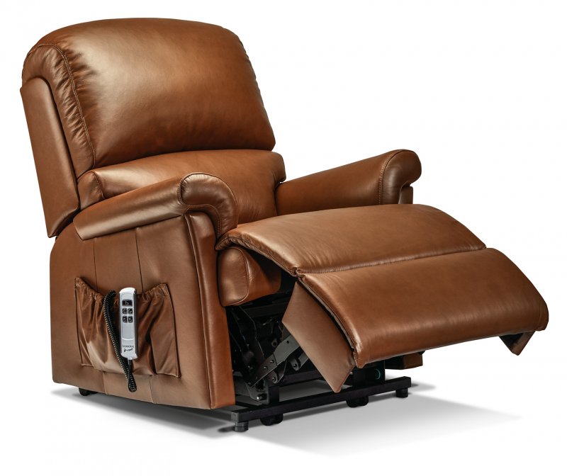 Nevada Petite Cloud Comfort Riser Recliner Leather1