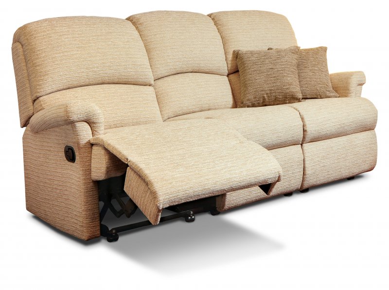 Nevada Standard Powered Reclining 3-seater Fabric1